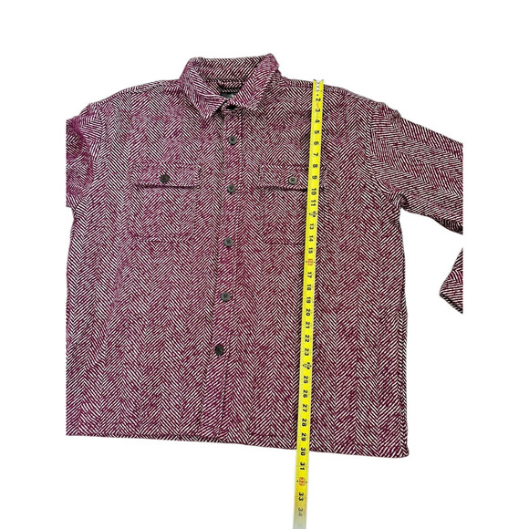 Houston White Adult Herringbone Shacket Size XXL - Picture 6 of 9